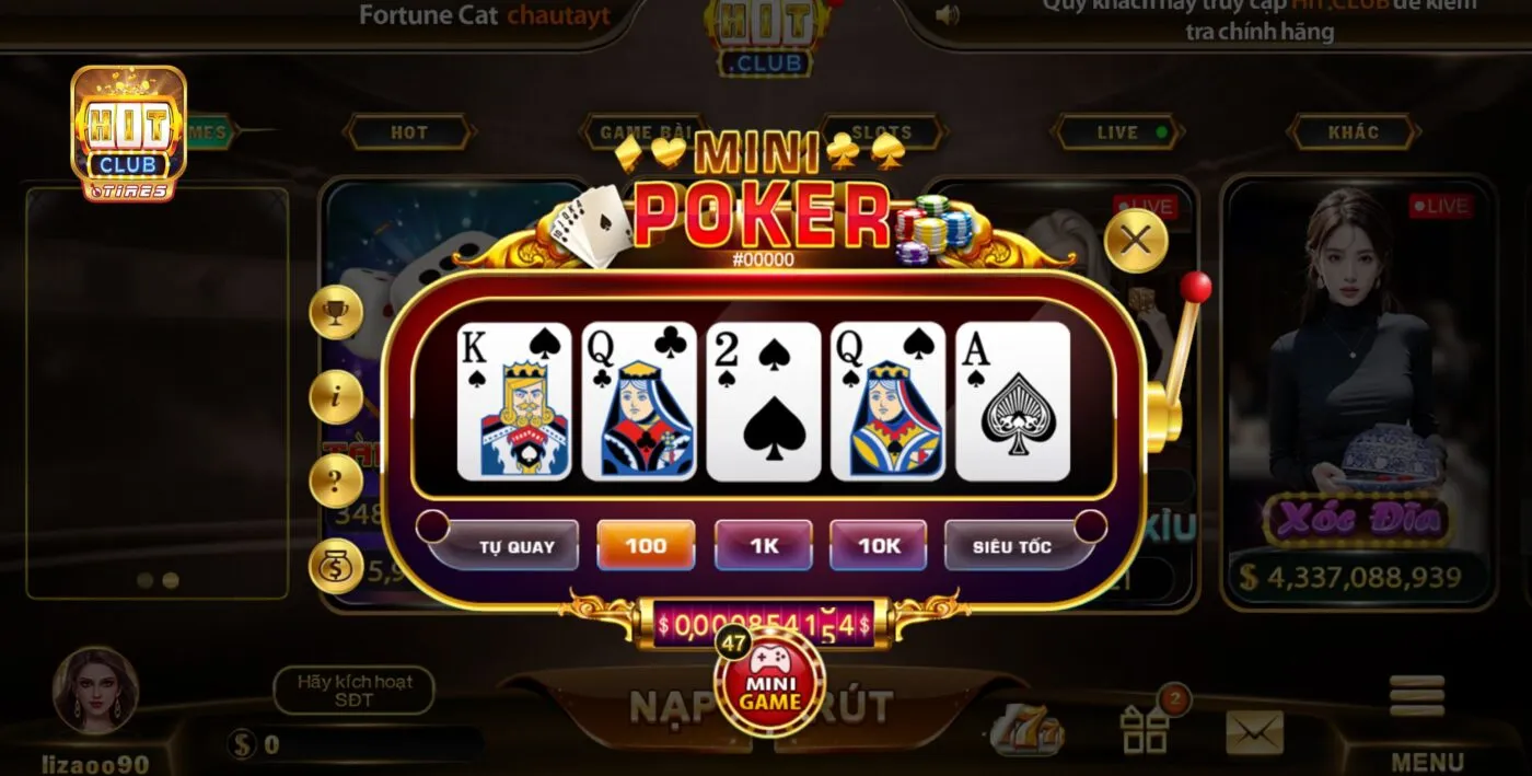 Vận dụng kinh nghiệm cao thủ chia sẻ để chiến thắng khi tham gia Mini Poker Hit Club